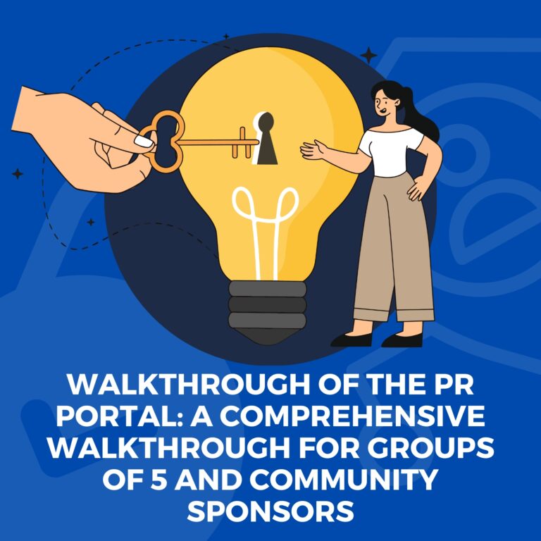 How to Submit an Application on the PR Portal (G5 & CS)