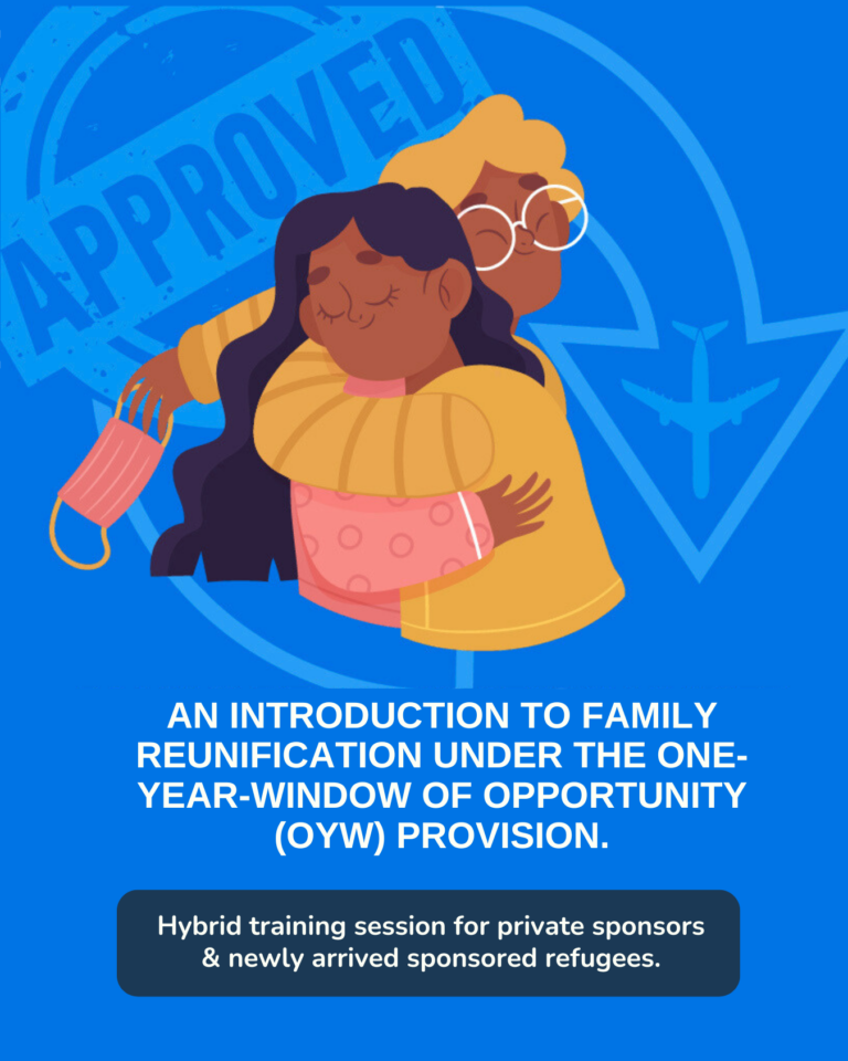 An Introduction to Family Reunification under the One-Year-Window of Opportunity (OYW) Provision.