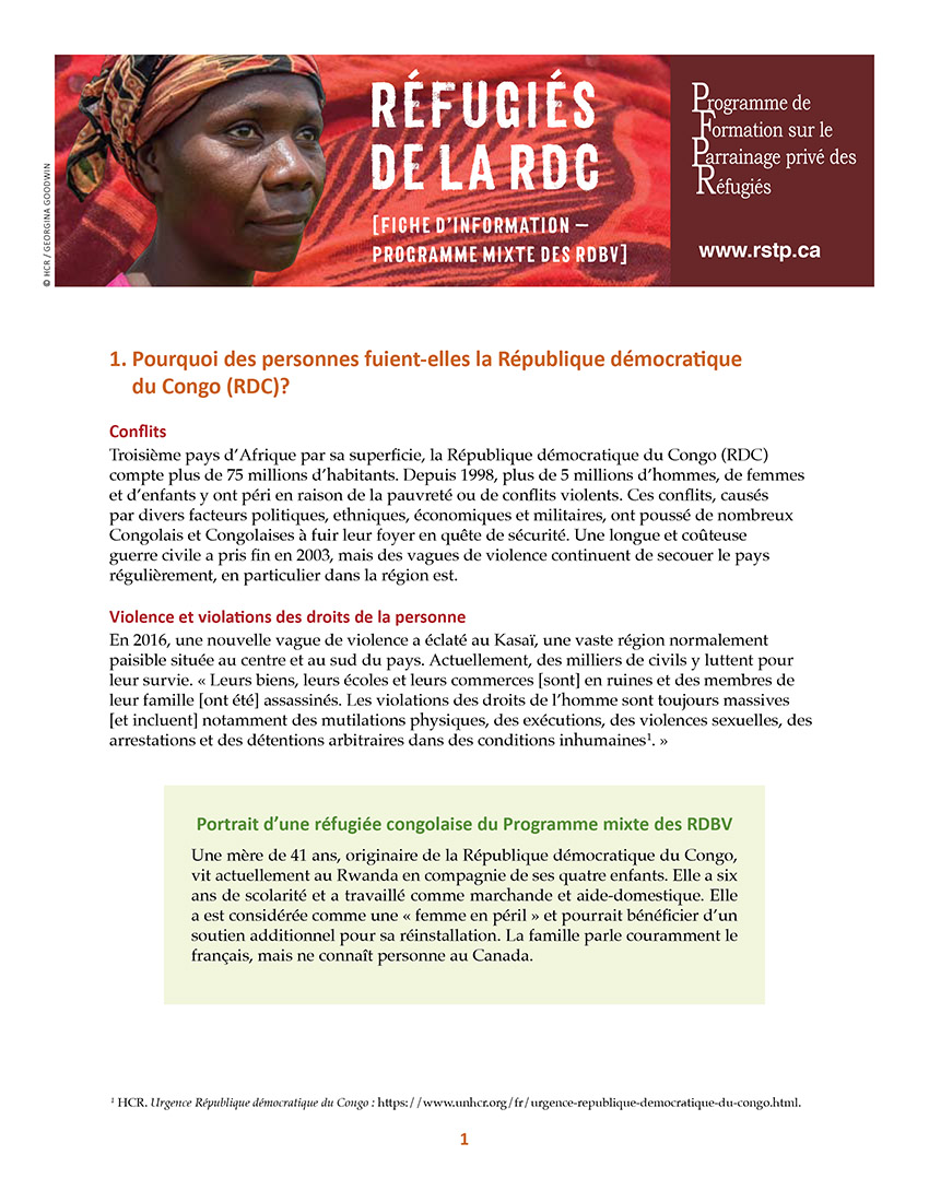 Réfugiés congolais